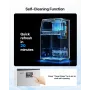 Commercial Ice Maker Machine, 45.36 kg/24h with 12.7kg Storage, 45 Cubes per Cycle, Stainless Steel Freestanding & Under Counter