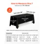 Black Tablecloths for Rectangle Tables, 6 Pack, 70 x 120 Inches, Reusable and Machine Washable Table Clothes, Wrinkle-Resistant 