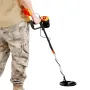 Metal Detector for Adults & Kids, 20.3 cm Waterproof Search Coil with High Accuracy Pointer Display, Adjustable 96.5 cm - 124.5 