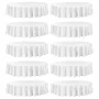 White Round Tablecloths 10 Pack, 90 Inches in Diameter, Stain- & Wrinkle- Resistant, Machine Washable Table Clothes, Polyester F