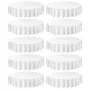 VEVOR White Round Tablecloths 10 Pack, 90 Inches in Diameter, Stain- & Wrinkle- Resistant, Machine Washable Table Clothes, Polye
