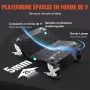 Car Dolly Wheel Tire Dolly 4 PCS Heavy Duty Skate Auto Repair Dolly 2721.6 kg