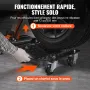 Car Dolly Wheel Tire Dolly 4 PCS Heavy Duty Skate Auto Repair Dolly 2721.6 kg