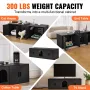 Cat Litter Box Enclosure for 2 Cats, 147 cm Hidden Litter Furniture, Double Room Large Cat Washroom Cabinet, Indoor Wooden Pet H