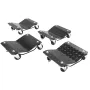 Bil dolly hjul dæk dolly 4 stk tung skate auto reparation dolly