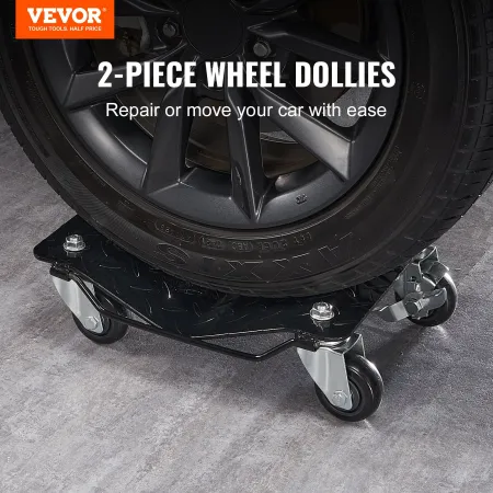 Bil dolly hjul dæk dolly 2 stk tung skate auto reparation dolly