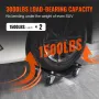 Bil dolly hjul dæk dolly 2 stk tung skate auto reparation dolly