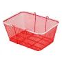 VEVOR Shopping Baskets, 12 PCS, 22L Stackable Metal Grocery Baskets with Handles, Dense Mesh Structure, Holds up to 20 kg, Porta