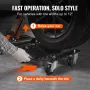 Bil dolly hjul dæk dolly 2 stk tung skate auto reparation dolly