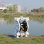 Air Operated Double Diaphragm Pump, 17 L/min Max, Standard Inlet & Outlet Air Pneumatic Waste Oil Transfer Pump, Polypropylene B