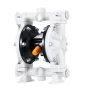 VEVOR Air Operated Double Diaphragm Pump, 17 L/min Max, Standard Inlet & Outlet Air Pneumatic Waste Oil Transfer Pump, Polypropy