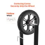 Motorcycle Wheel Balancer, 40 kg Capacity, Tire Balancer & Truing Stand with Adjustable Centering Cones and Truing Pointer, Bala
