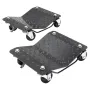 Bil dolly hjul dæk dolly 2 stk tung skate auto reparation dolly