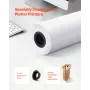 Wide Format Paper, 609.6 mm x 91.4 m Plotter Roll, 2 Rolls CAD Bond Rolls with 50.8 mm Core, 80 GSM Plotter Roll Rolls, for CAD 