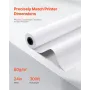 bredformatpapir, 609,6 mm x 91,4 m plotterrulle, 2 ruller CAD