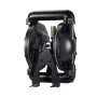 Air Operated Double Diaphragm Pump, 132 L/min Max, Standard Inlet & Outlet Air Pneumatic Waste Oil Transfer Pump, Aluminum Alloy