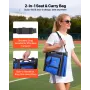 Stadium Seat, Folding Bleacher Chair with Back Support and Thick Cushion, Padded Stadium Seat for Bleacher Includes Shoulder Str