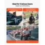 VEVOR Stadium Seat, Portable Bleacher Seat with Armrest, Back Support and Thick Cushion, Bench Chair for Bleacher Includes Shoul