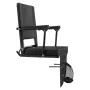 Stadium Seat, Portable Bleacher Seat with Armrest, Back Support and Thick Cushion, Bench Chair for Bleacher Includes Shoulder St