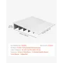 Door Threshold Ramp, 138 mm Rise, Aluminum Alloy Threshold Ramp Rated 363 kg Load Capacity, Handicap Ramps for Home Steps for Wh