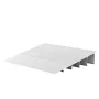 Door Threshold Ramp, 138 mm Rise, Aluminum Alloy Threshold Ramp Rated 363 kg Load Capacity, Handicap Ramps for Home Steps for Wh