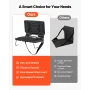 Stadium Seat, Folding Bleacher Chair with Back Support and Thick Cushion, Padded Stadium Seat for Bleacher Includes Shoulder Str