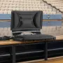 Stadium sæde, sammenklappelig bleacher stol med rygstøtte og