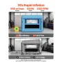 Inflatable Paint Booth, 3 x 2.5 x 2.5 m, Inflatable Spray Booth with 550W Powerful Blower and Air Filter System, Round Roof with
