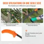 Manual Pole Saw, 2.2 - 8.2 m Extendable Tree Pruner, Sharp Steel Blade High Branches Trimming, Manual Branch Trimmer with Lightw