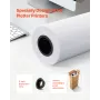 VEVOR Wide Format Paper, 762 mm x 152.4 m Plotter Roll, 2 Rolls CAD Bond Rolls with 76.2 mm Core, 80 GSM Plotter Roll Rolls, for