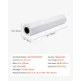 VEVOR Wide Format Paper, 762 mm x 152.4 m Plotter Roll, 2 Rolls CAD Bond Rolls with 76.2 mm Core, 80 GSM Plotter Roll Rolls, for