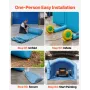 Inflatable Paint Booth, 10 x 6 x 4 m, Inflatable Spray Booth with 950W and 1100W Blowers and Air Filter System, Round Roof, for 