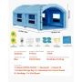 VEVOR Inflatable Paint Booth, 10 x 6 x 4 m, Inflatable Spray Booth with 950W and 1100W Blowers and Air Filter System, Round Roof