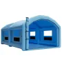 Inflatable Paint Booth, 10 x 6 x 4 m, Inflatable Spray Booth with 950W and 1100W Blowers and Air Filter System, Round Roof, for 