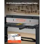 Foot Stomp Sheet Metal Shear, 1320 mm Width Manual Floor Shear, with Soild Steel Frame, Adjustable Blade Gap, Material Stops, Fo