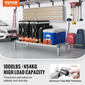 Aluminum Dunnage Rack Stationary Dunnage Rack 48â€ x 20â€ x 8â€ Storage Rack