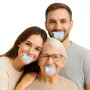 Teeth Whitening Kit with LED Light, 32 LED Accelerator Lights, Whitening Strips, Pens and Gel Syringes, U-Shaped Tray, Wireless 