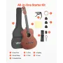 klassisk guitar, 900 mm, klassisk træ-guitar-startsæt til
