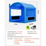 VEVOR Inflatable Paint Booth, 3 x 2.6 x 2.6 m, Inflatable Spray Booth with 550W Powerful Blower and Air Filter System, Round Roo