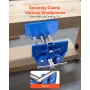 Woodworking Vise, 7 Inch Jaw Width, Quick Release Wood Bench Vise, 8 Inch Max Jaw Opening, Heavy-duty Cast Iron Construction, Wo