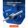 VEVOR Woodworking Vise, 7 Inch Jaw Width, Quick Release Wood Bench Vise, 8 Inch Max Jaw Opening, Heavy-duty Cast Iron Constructi