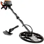 Metal Detector for Adults & Kids, 25.4 cm Waterproof Search Coil with LCD Display 7 Modes, Adjustable 104.1 cm - 132.1 cm Alumin