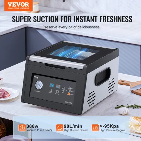kammervakuumforsegler, 380W vakuumpumpekraft