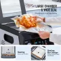 VEVOR Chamber Vacuum Sealer, 380W Vacuum Pump Power, Sealing Bag Packing Machine for Wet Foods, Meat, Compact Design with 290 mm