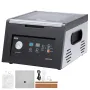 Chamber Vacuum Sealer, 380W Vacuum Pump Power, Sealing Bag Packing Machine for Wet Foods, Meat, Compact Design with 290 mm Seali