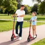 VEVOR Kick-scooter til børn fra 8 år og opefter, teenagere og voksne, 2-hjulet scooter til småbørn med justerbart højdestyr,