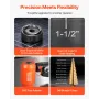 Knockout Punch Set, 147.1 kN Hydraulic Knockout Set, 12.7 to 101.6mm KO Tool Kit Hole Making Tool, KO Tools Kit W/10 Dies for Me