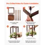 20 Set/60 Pcs Wooden Wedding Lantern Centerpiece, Includes 20 Wooden Lantern Candle Holder 20 Flameless LED Candle 20 Champagne 