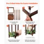 12 Set/36 Pcs Wooden Wedding Lantern Centerpiece, Includes 12 Wooden Lantern Candle Holder 12 Flameless LED Candle 12 Eucalyptus