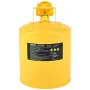 Safety Can, 19 L Type I Yellow Safety Can for Diesel with Stainless Steel Flame Arrester, Self-Closing Lid, and PE Funnel, Carbo